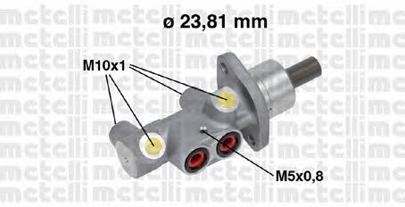 Metelli 05-0704 Brake Master Cylinder 050704