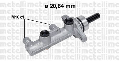 Metelli 05-0710 Brake Master Cylinder 050710