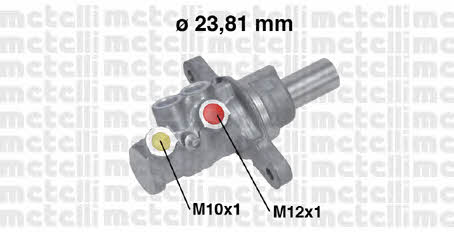 Metelli 05-0724 Brake Master Cylinder 050724