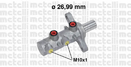 Metelli 05-0728 Brake Master Cylinder 050728