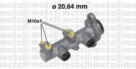 Metelli 05-0737 Brake Master Cylinder 050737