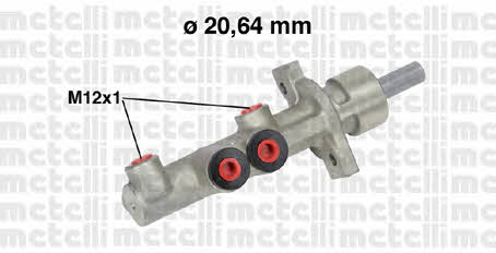 Metelli 05-0741 Brake Master Cylinder 050741