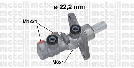Metelli 05-0743 Brake Master Cylinder 050743