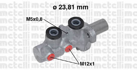 Metelli 05-0746 Brake Master Cylinder 050746