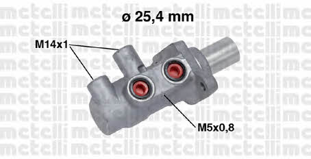 Metelli 05-0747 Brake Master Cylinder 050747