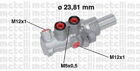 Metelli 05-0749 Brake Master Cylinder 050749