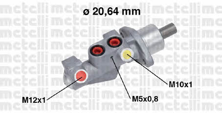 Metelli 05-0750 Brake Master Cylinder 050750
