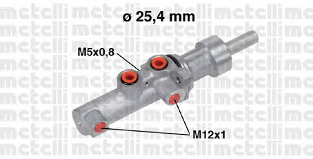 Metelli 05-0752 Brake Master Cylinder 050752