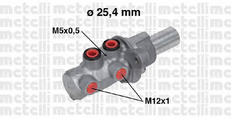 Metelli 05-0754 Brake Master Cylinder 050754