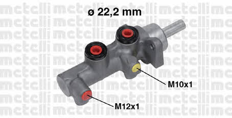 Metelli 05-0755 Brake Master Cylinder 050755