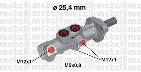 Metelli 05-0756 Brake Master Cylinder 050756