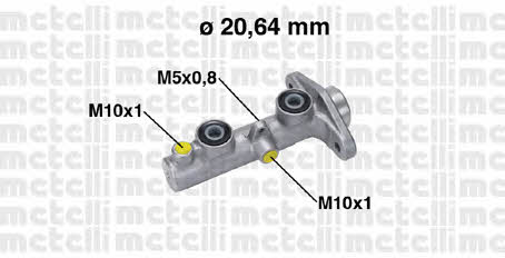 Metelli 05-0758 Brake Master Cylinder 050758