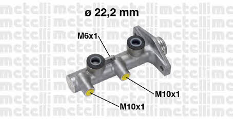 Metelli 05-0763 Brake Master Cylinder 050763