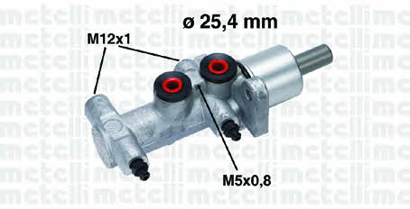 Metelli 05-0766 Brake Master Cylinder 050766