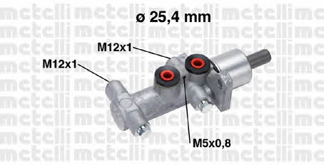 Metelli 05-0767 Brake Master Cylinder 050767