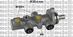 Metelli 05-0790 Brake Master Cylinder 050790