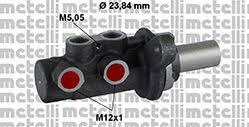 Metelli 05-0786 Brake Master Cylinder 050786