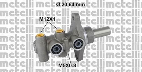 Metelli 05-0810 Brake Master Cylinder 050810