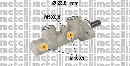Metelli 05-0812 Brake Master Cylinder 050812