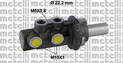 Metelli 05-0782 Brake Master Cylinder 050782