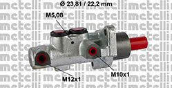 Metelli 05-0518 Brake Master Cylinder 050518
