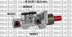 Metelli 05-0552 Brake Master Cylinder 050552