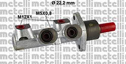 Metelli 05-0505 Brake Master Cylinder 050505