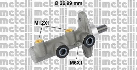 Metelli 05-0821 Brake Master Cylinder 050821