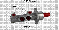 Metelli 05-0869 Brake Master Cylinder 050869
