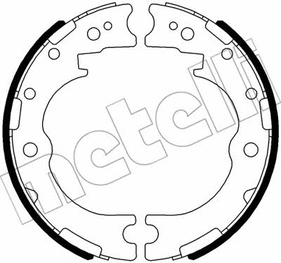 Metelli 53-0637 Parking brake shoes 530637