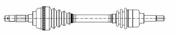 Metelli 17-1138 Drive shaft 171138 171138 Metelli Drive shaft