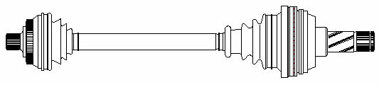 171153 Metelli Drive shaft