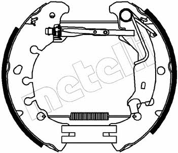 510221 Metelli Brake shoe set