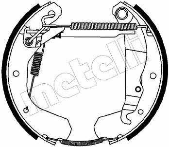 510117 Metelli Brake shoe set