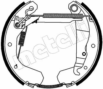 510122 Metelli Brake shoe set