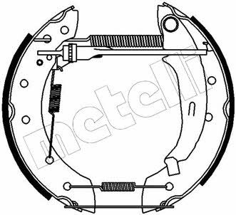 510136 Metelli Disc brake pad set