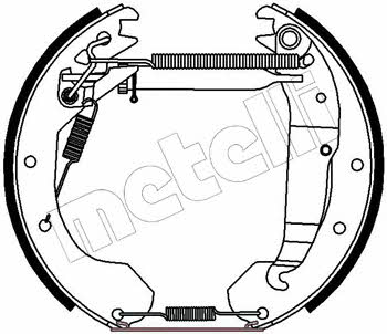 510175 Metelli Brake shoe set