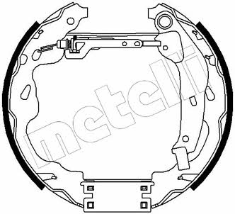 510183 Metelli Brake shoe set
