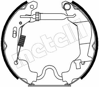 510187 Metelli Brake shoe set