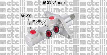 Metelli 05-0772 Brake Master Cylinder 050772