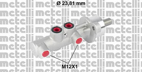 Metelli 05-0788 Brake Master Cylinder 050788