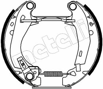 510007 Metelli Brake shoe set