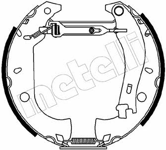 510049 Metelli Disc brake pad set