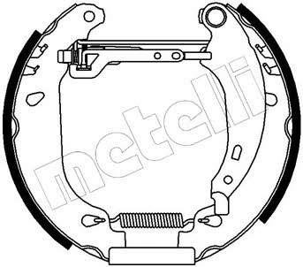510092 Metelli Brake shoe set