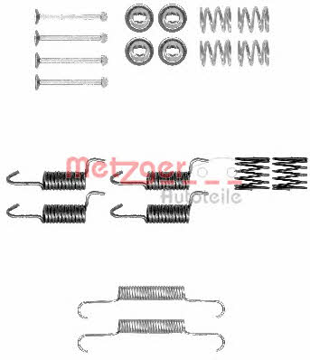 Metzger 105-0010 Mounting kit brake pads 1050010