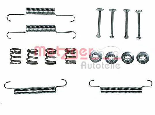 Brake pad accessory kit Fiat Freemont: 1050020 Metzger Brake pad fitting kit