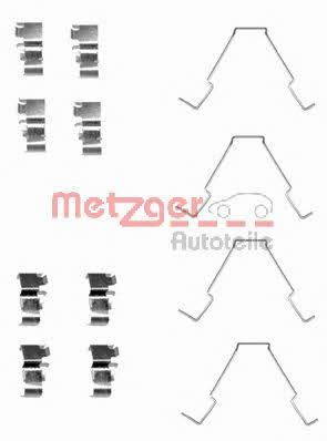 Metzger 109-1652 Mounting kit brake pads 1091652