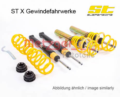 Metzger 113210058 Shock absorbers with springs, kit 113210058