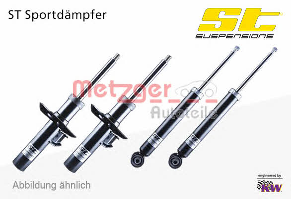 Metzger 161W20043 Rear oil shock absorber 161W20043