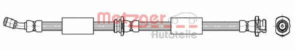 Metzger 4112002 Brake Hose 4112002